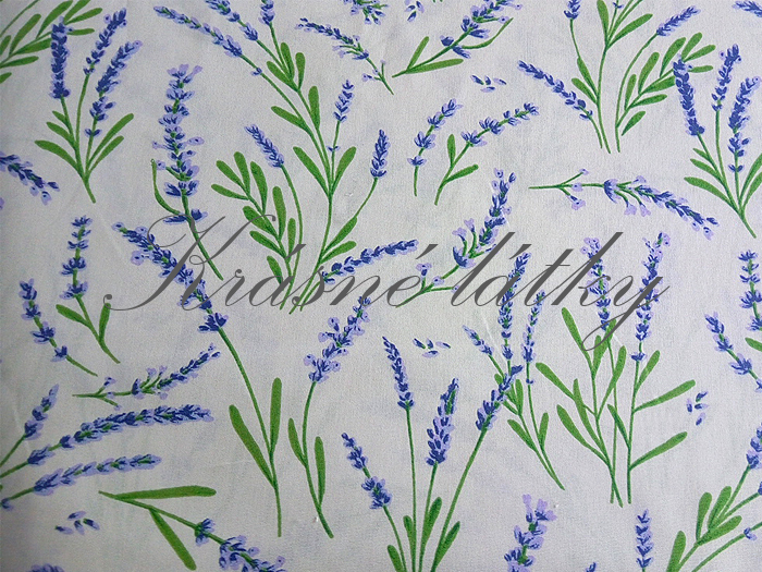 Levandule - 100% bavlna, š. 160 cm, 140 g/m2