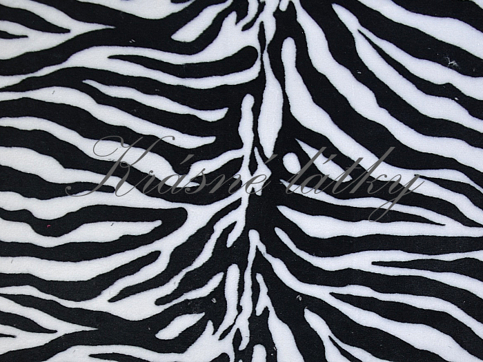 Fleece Zebra š. 150cm 270g/m2