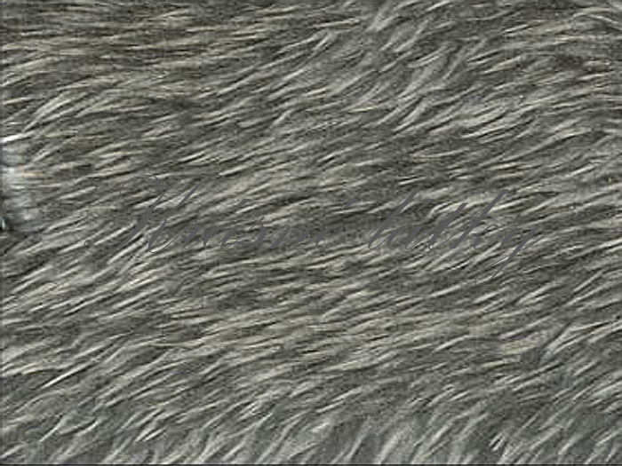 Plyš oboustranný šedý melír delší chloupek s vyšší gramáží š. 160 cm 