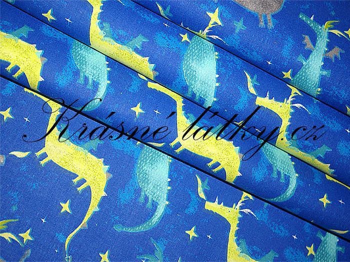 Draci - 100% bavlna, š. 160 cm, 150 g/m2