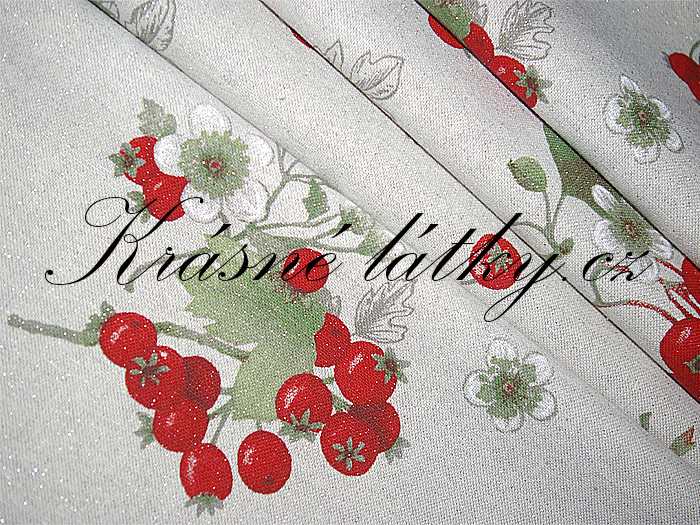 Šípek 2 - dekorační látka, š. 160 cm,  225 g/m2