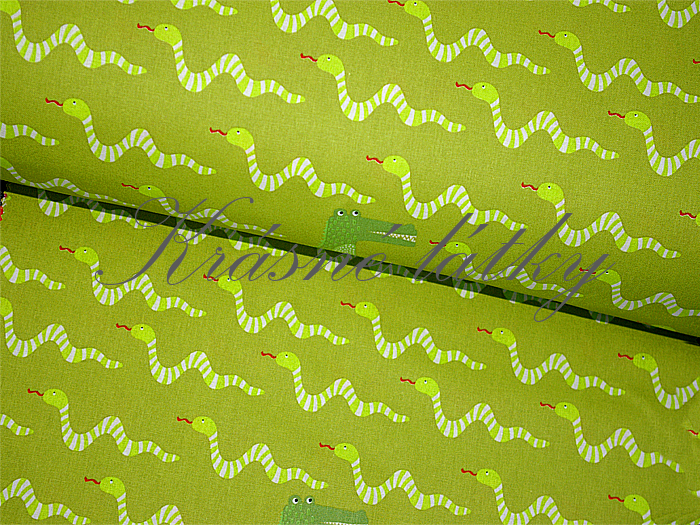 Hadi zelení - 100% bavlna, š. 160 cm, 140 g/m2