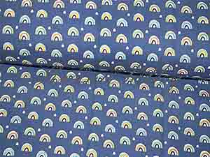 Bavlněná látka oblouky - 100% bavlna, š. 150 cm, 115 g/m2, látky metráž