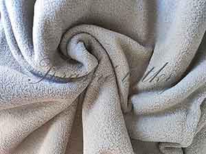 Fleece světle šedý, flís látka - dětské látky, látky, metráž