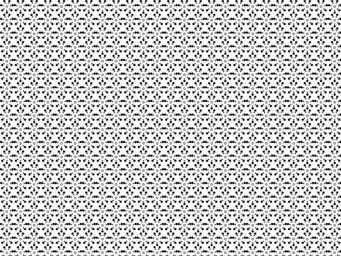 Bavlna černé ornamenty, dětské látky metráž