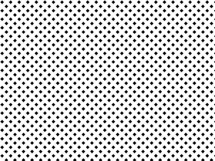 Bavlna černé kosočtverce, dětské látky metráž