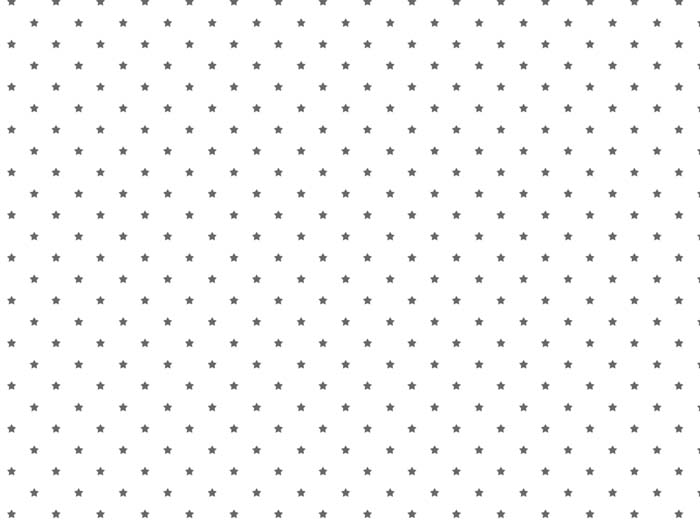 Šedé hvězdy na bílé bavlně, dětské látky metráž