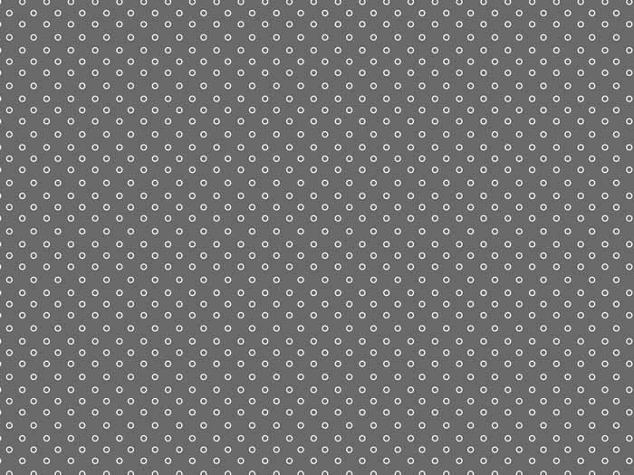 Bílé kruhy na šedé bavlně, dětské látky metráž