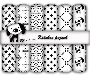 Kolekce Pejsek 2, dětská bavlna, bavlněná látka metráž, plátno