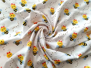 Mušelín Včelka, dětské látky metráž