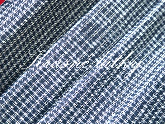 Kostička zelená - bavlněné plátno