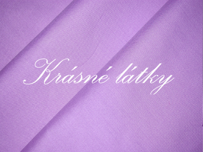 Fialové plátýnko v krásné pastelové barvě, jednobarevná metráž-bavlna, látky