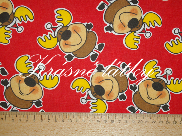 Hraví sobi -  velmi pěkná kvalita š. 160cm 140gr m2 100% bavlna