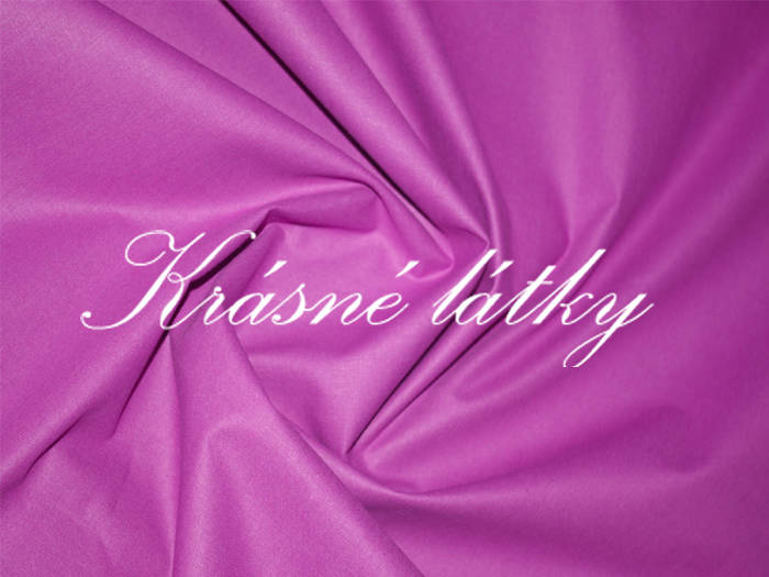 Fuchsiová - příjemné a velmi kvalitní plátno š.240 cm,metrový textil,bavlna,látk