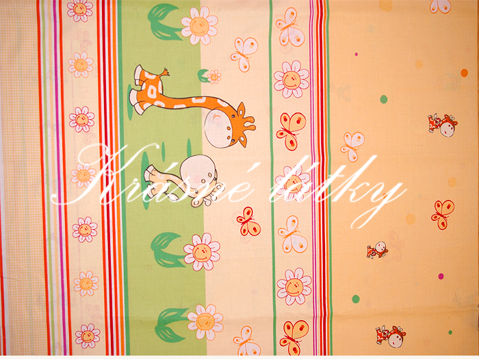 Žirafy - 100% bavlněné plátno š. 160cm