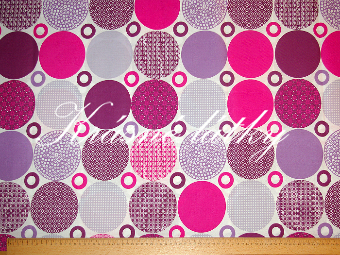 Vyprodáno Piškvorky fialovo růžové - šíře 240 cm