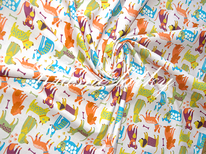 Pejsci značková metráž v pěkné kvalitě - š.160 cm 100% bavlna