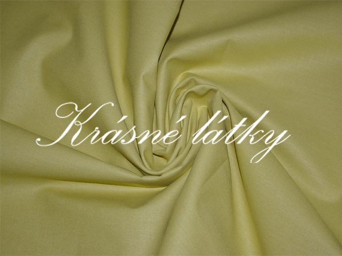 Sv. oliva Krásné velmi kvalitní bavlněné plátno v š.240 cm,příjemné na dotek 