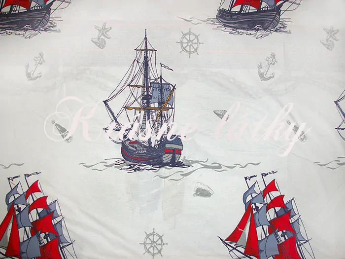 Lodě š. 240cm 100% bavlna