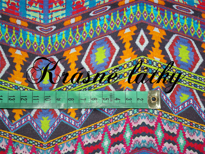 Indián - 100% bavlna, š. 160 cm, 130 g/m2