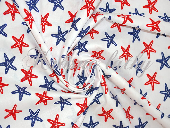 Hvězdice - 100% bavlna, 130 g/m2, š. 160cm,krásné syté barvy MC