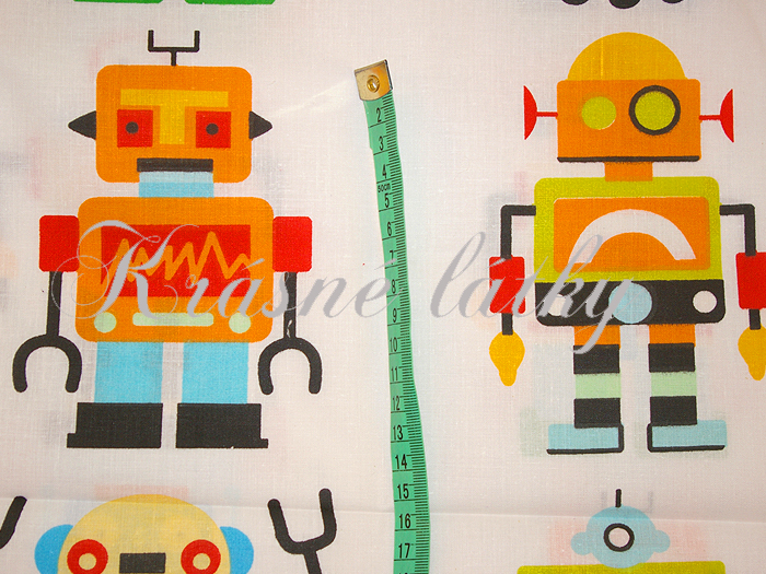 Roboti metráž v pěkné kvalitě - 100% bavlna, š. 160 cm, 140 g/m2 