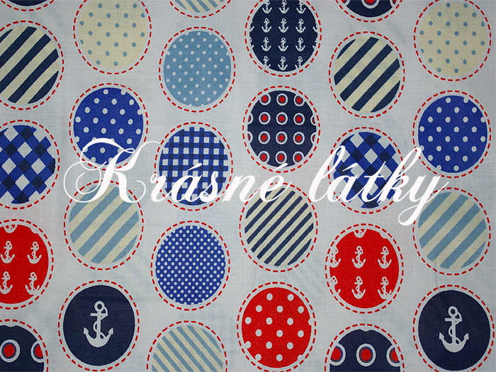Moře & kotvy – námořnický vzor