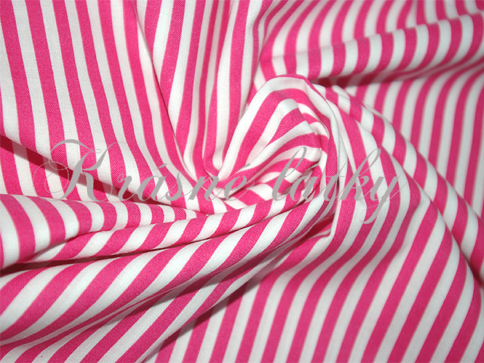 Proužek malinový 100% bavlna 0,5cm