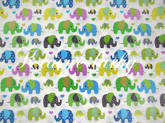 Sloni hladké bavlněné plátno - 100% bavlna,  š. 160 cm, 130 g/m2