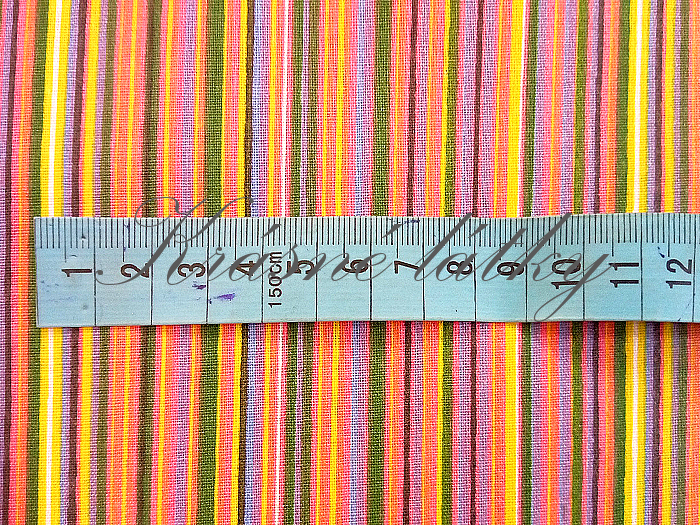 Fialový proužek 100% bavlna, 135g/m2