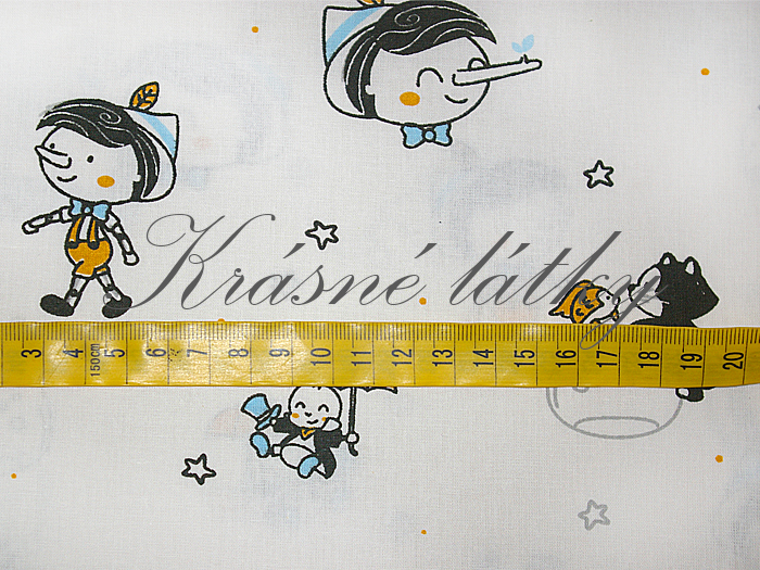 Pinokio - 100%bavlna, š. 160cm, bavlněné plátno z