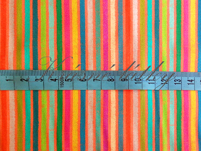 Duha proužky značková metráž v pěkné kvalitě - š. 115 cm 100 % bavlna