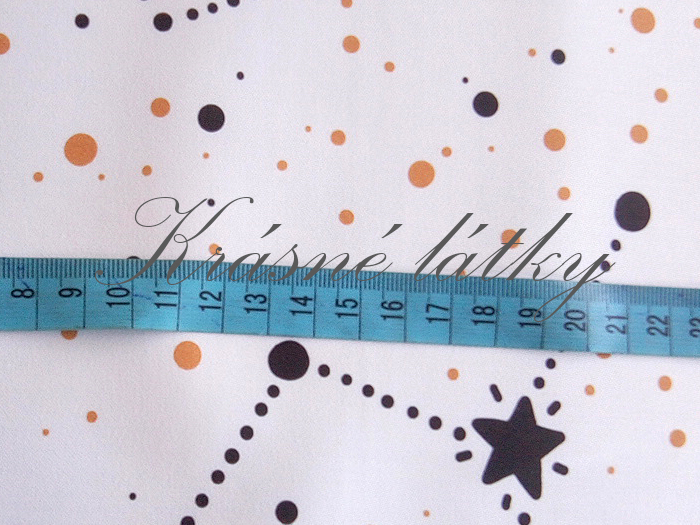 Souhvězdí - 100% bavlna, š. 160 cm,150 g/m2