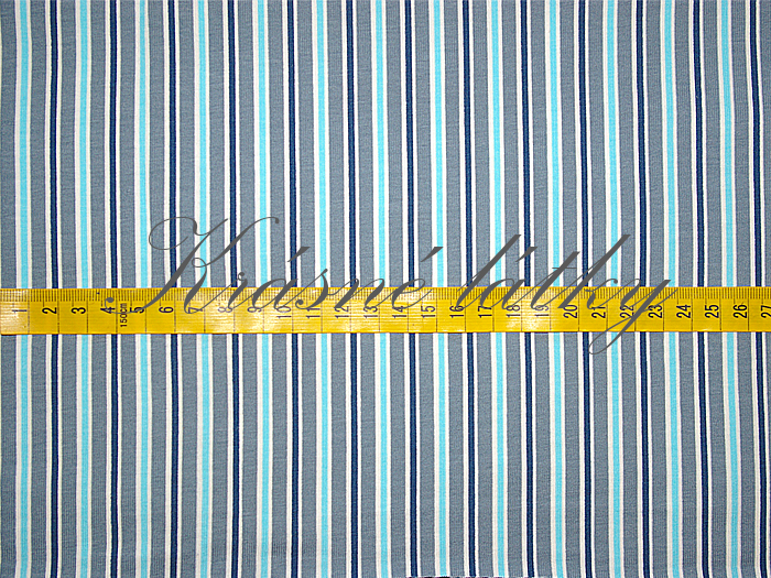 Pruhy - 92 % bavlna, 8% elastan, š. 160 cm, 190 g/m2