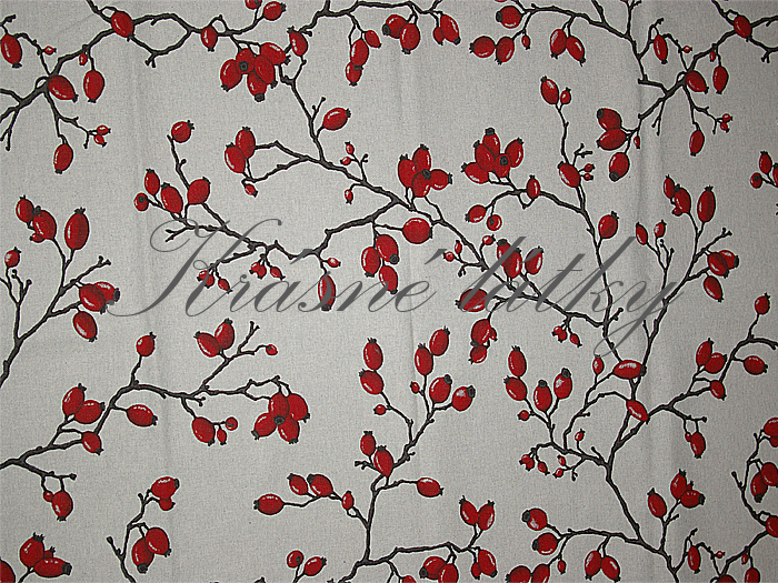 Šípek - bavlněná dekorační látka, š. 160 cm,  225 g/m2