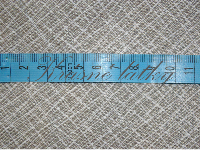 Čáry šedé, žíhané plátno š. 160 cm