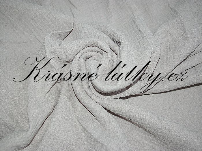 Mušelín šedý š. 160 cm