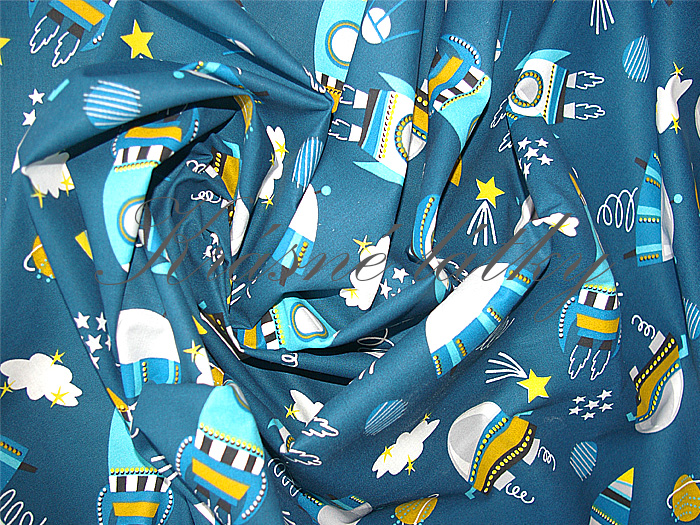 Rakety - 100% bavlna, š. 160 cm, 145 g/m2