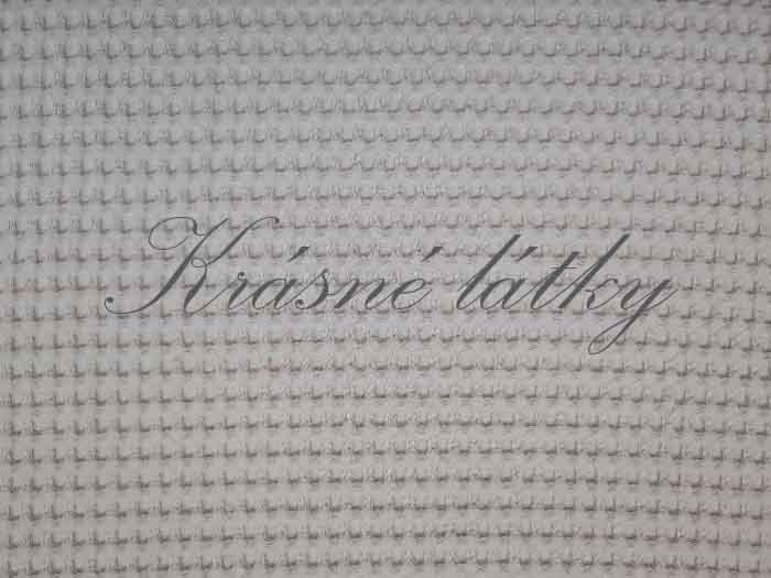 110 cm x 150 cm Vaflové piké, vafle šedé - bavlněná látka - vaflovina, š. 150 cm, 380 g/m2, dětské látky, látky metráž