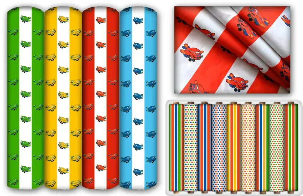 Kolekce Letadélka, dětské látky metráž