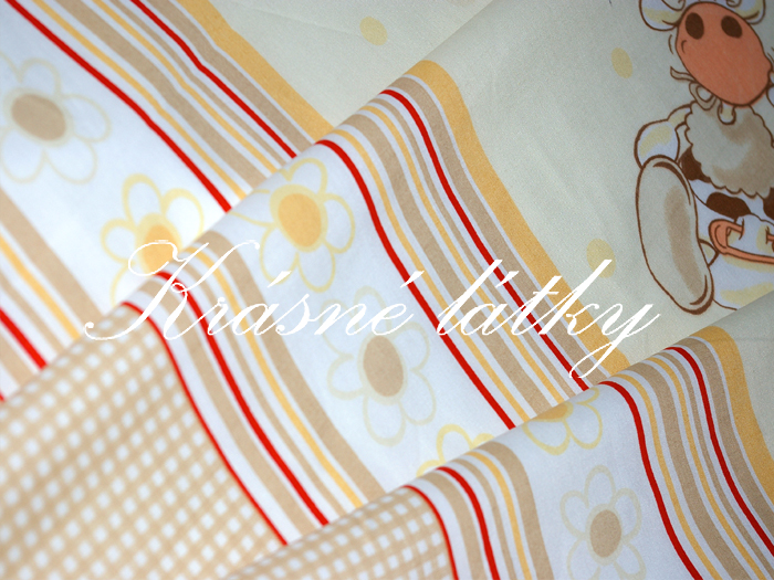 Miminko - 100% bavlna - okrová kombinace