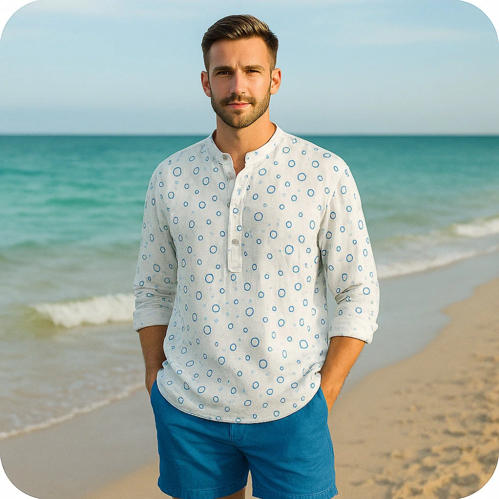 Voda, moře, bubliny, dětské látky metráž