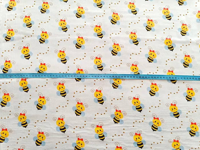 Mušelín Včelka, dětské látky metráž
