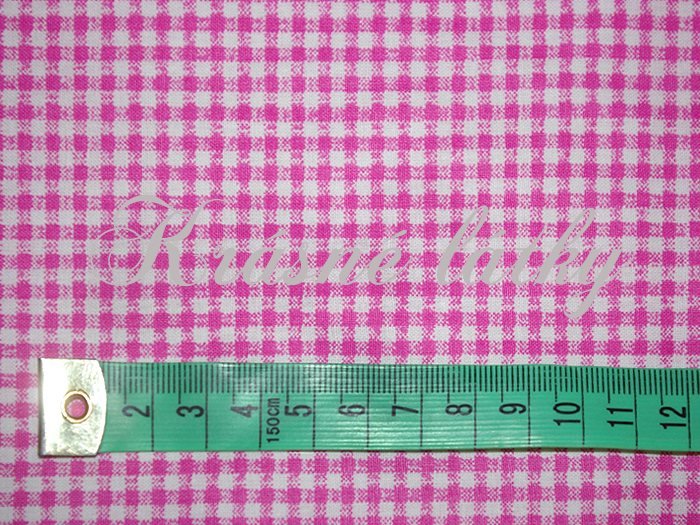 Drobná kostička š.240cm 100%bavlna, 3mm, zaváděcí cena!Růžová