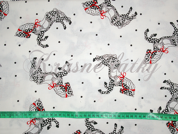 Divocí poníci š.160cm 100%bavlna 140gr m2,hladké příjmné plátno,hezká kvalita