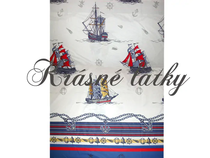 Lodě š. 240cm 100% bavlna