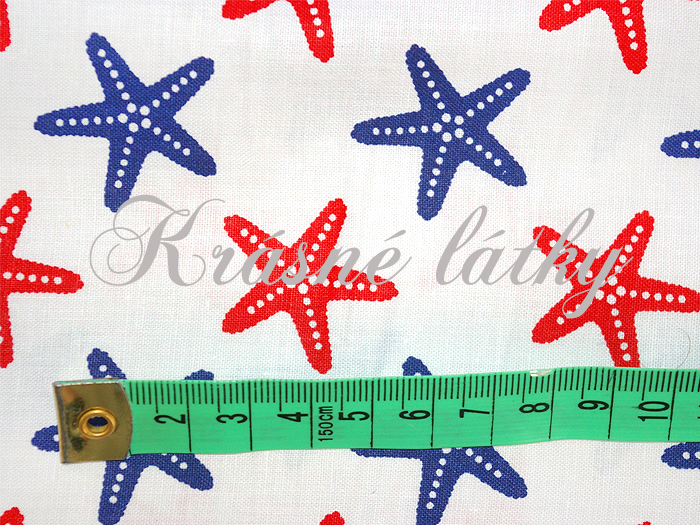 Hvězdice - 100% bavlna, 130 g/m2, š. 160cm,krásné syté barvy MC