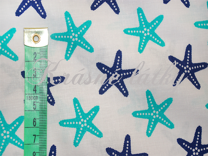 Hvezdice 100% bavlna gr 130g/m2 š. 160cm,krásné syté barvy MT