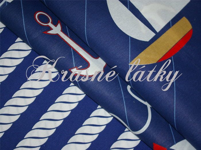 Plachetince s kotovou - 100% bavlna, š 220 cm, 135 g/m2