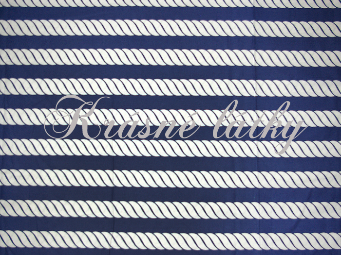 Vyprodáno Lodní lana 100% bavlna š.160cm